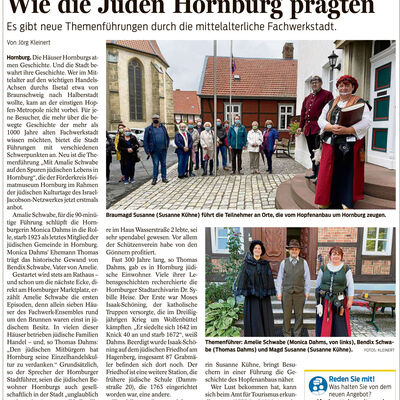 Pressebericht - Wie die Juden Hornburg prägten