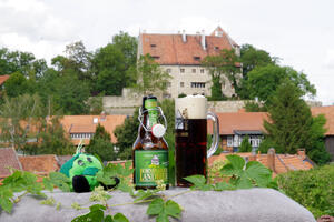 Bild vergrößern: Das Hornburger Landbier aus der Brauerei in Altenau
