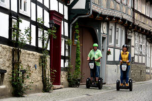 Bild vergrößern: Segwaytour durch die Hornburger Altstadt