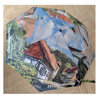 Bild vergr&ouml;&szlig;ern: Regenschirm mit Stadtmotiven