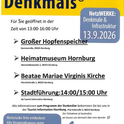 Plakat Tag des offenen Denkmals 2026
